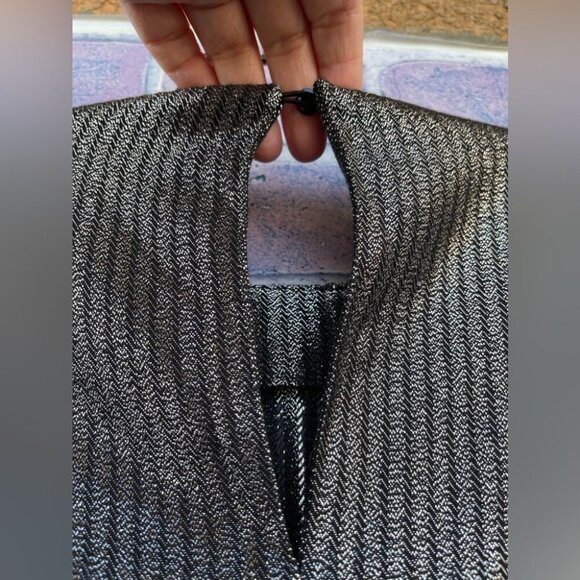 Maje Ralery Mini Dress in Argent Silver size 36/4 - Picture 13 of 15